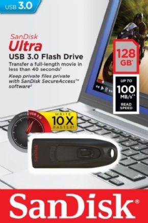 Dispositivo de almacenamiento USB Sandisk 128 GB Canon incluido de 0,29